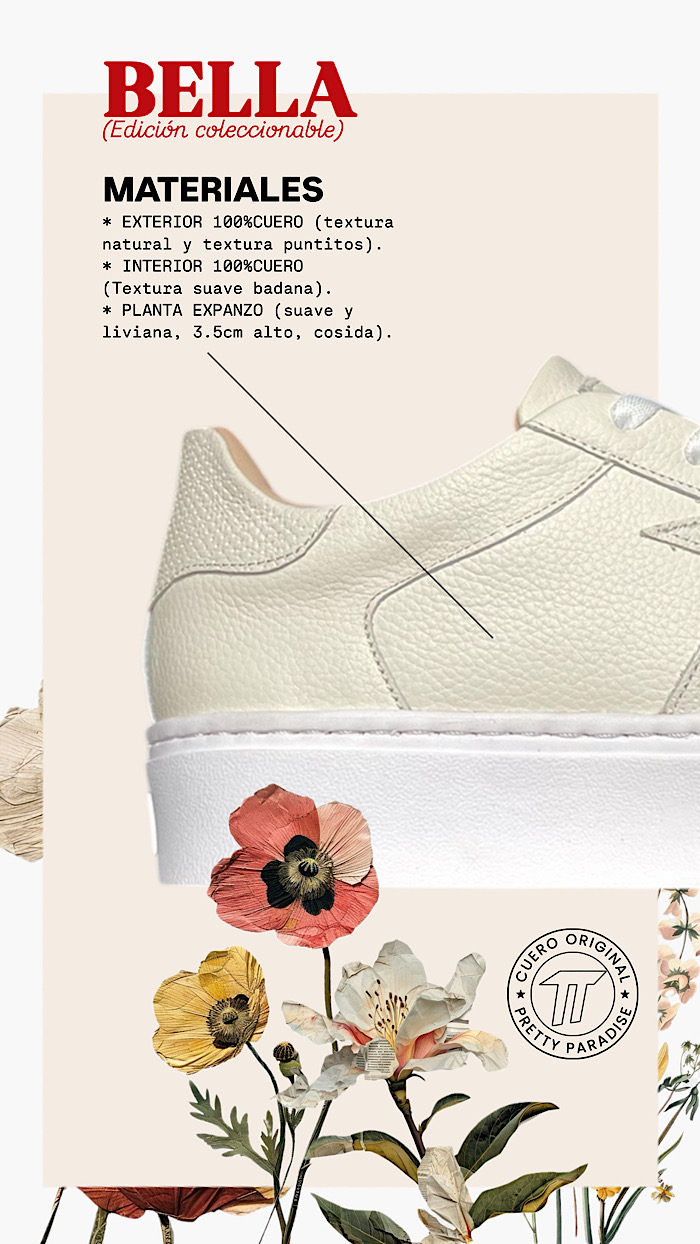 CUERO | BELLA | ★BEIGE TEXTURE★ - Imagen 3