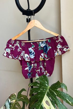 BLUSAS FLORAL mora