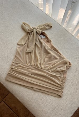 BLUSA | LAZO | BEIGE